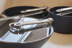 Joseph Joseph Wokpan Space With Lid Midnight Blue 32cm Clearance