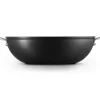 Wokpan Le Creuset Les Forgées Zwart 32 cm