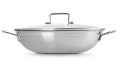 Wokpan Le Creuset Magnetik RVS 30 cm