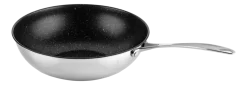 Wokpan Mepra Glamour Stone Zilver 28 cm