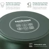 Wokpan Sambonet Titan Pro Green Double Induction1 Handle 30 cm