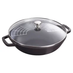 Wokpan Staub Zwart 30 cm
