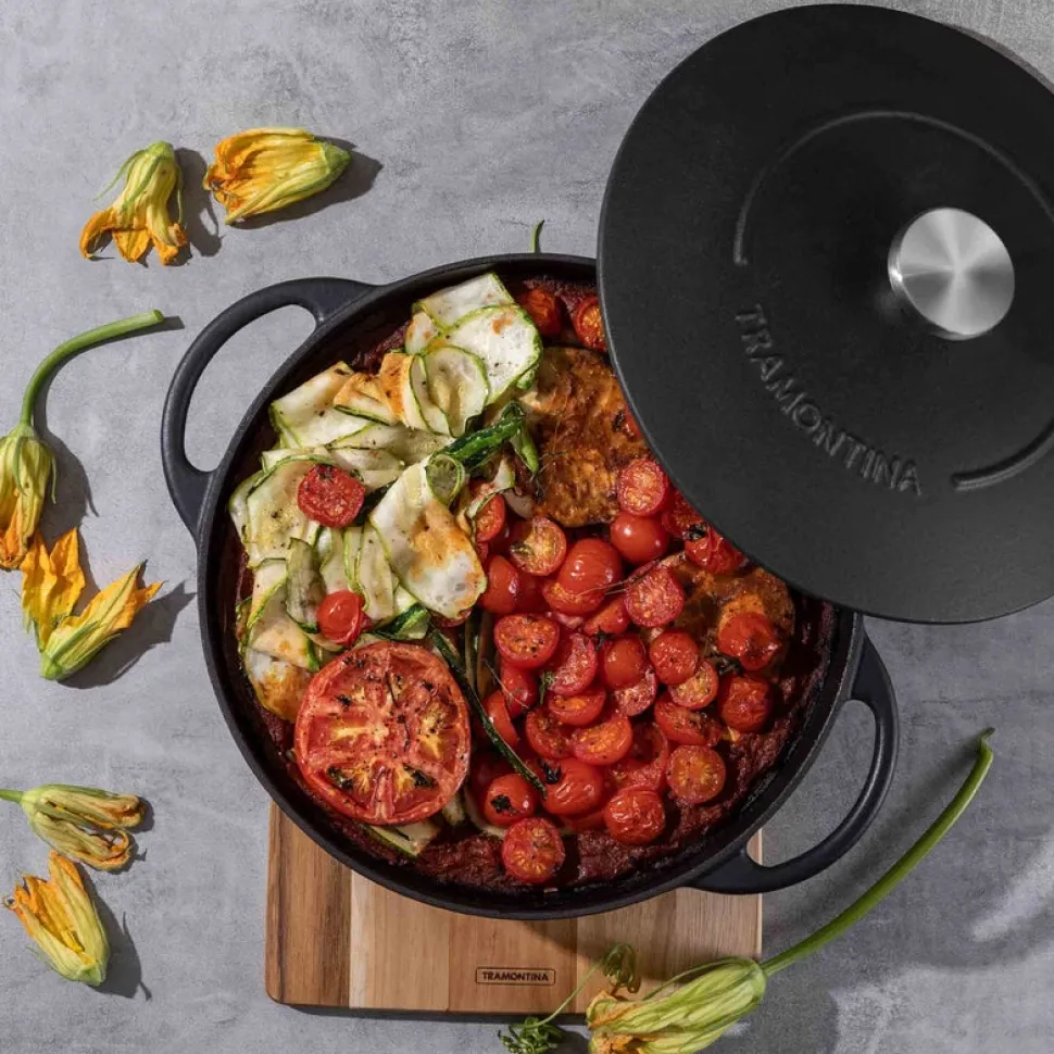 Wokpan Tramontina Trento Zwart 32 cm