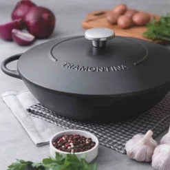 Wokpan Tramontina Trento Zwart 32 cm