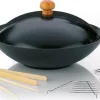 Wok Set Kela Asia Zwart (Set van 5)