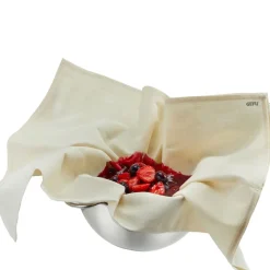 Zeef / Dumpling Doek Gefu Paselo Wit