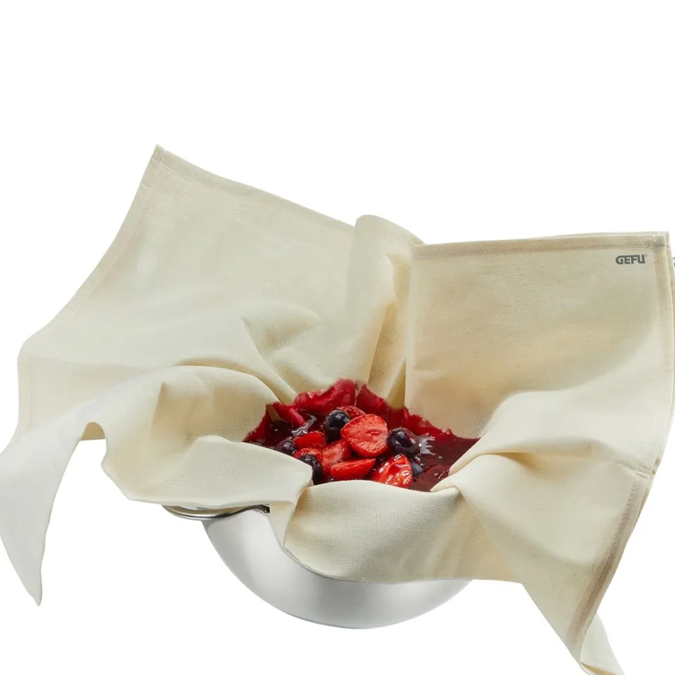 Zeef / Dumpling Doek Gefu Paselo Wit