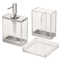 iDesign Zeepdispenser Clarity (3-Delig)