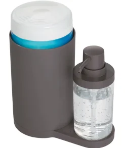 Zeepdispenser iDesign Sanitair Organizer Zwart