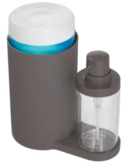 Zeepdispenser iDesign Sanitair Organizer Zwart