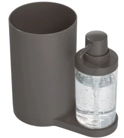 Zeepdispenser iDesign Sanitair Organizer Zwart