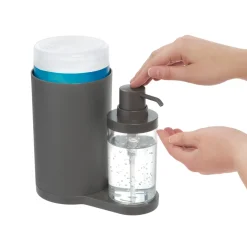 Zeepdispenser iDesign Sanitair Organizer Zwart