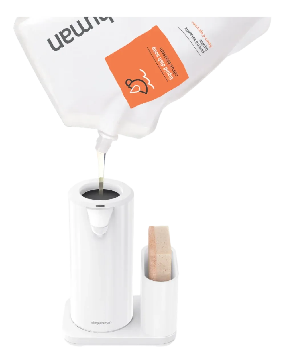 simplehuman Zeepdispenser Sensor Caddy Wit 414ml Clearance
