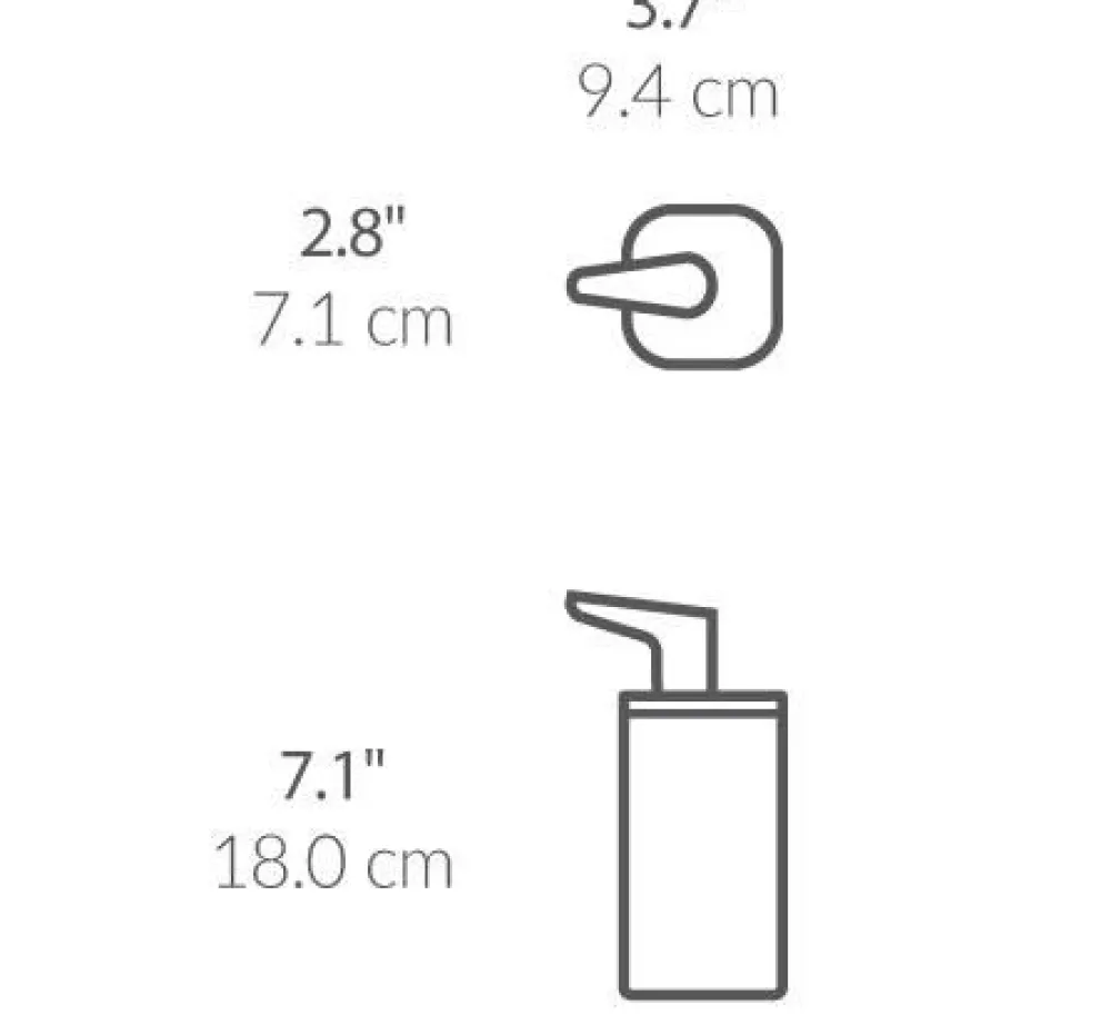 simplehuman Zeepdispenser Zwart 295ml Discount