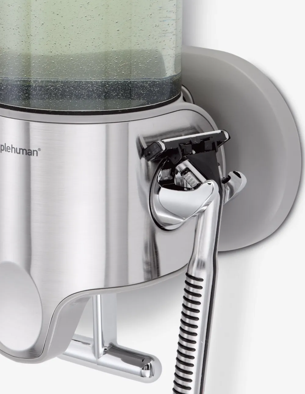 simplehuman Zeepdispenser Triple RVS Transparant
