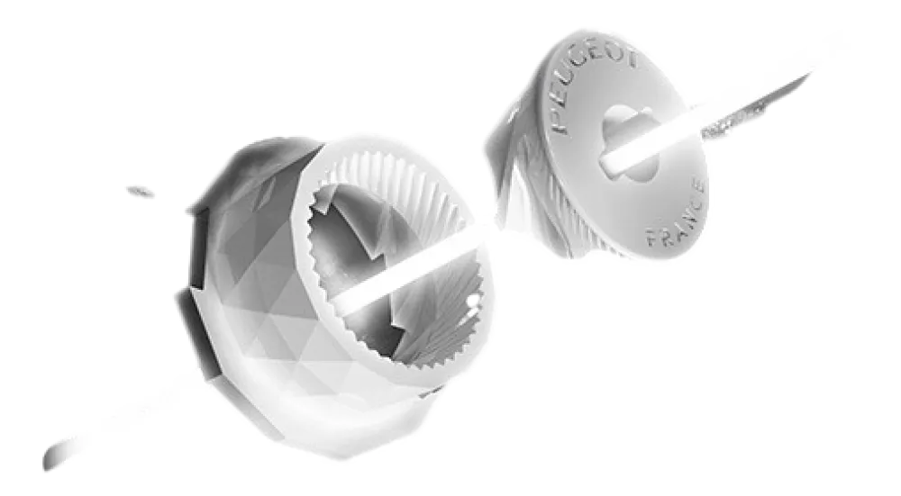 Peugeot Zoutmolen Boreal Kiezelgrijs 12 cm Best
