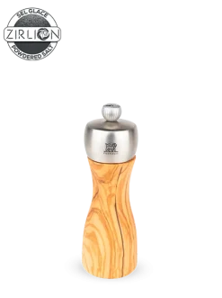 Zoutmolen Peugeot Fidji Olijfhout / Inox 15 cm