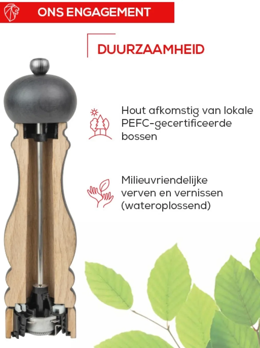 Peugeot Zoutmolen Paris u'Select Passierood 12 cm Best